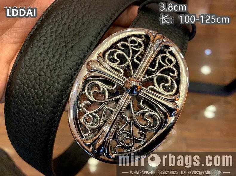 Chrome Hearts belt 38mmX100-125cm 8L01