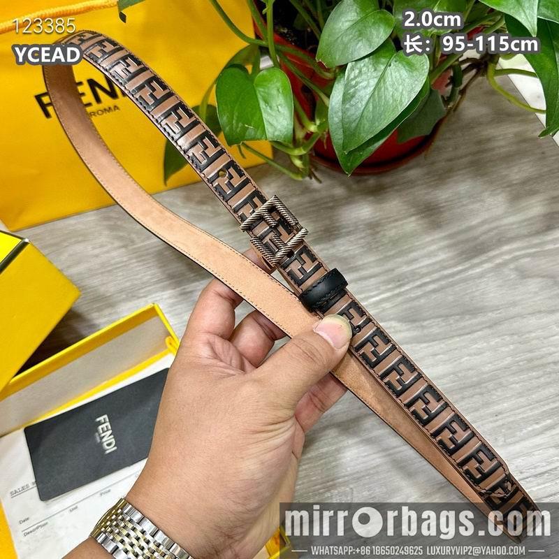 Fendi belt 20mmX95-115cm 8L14