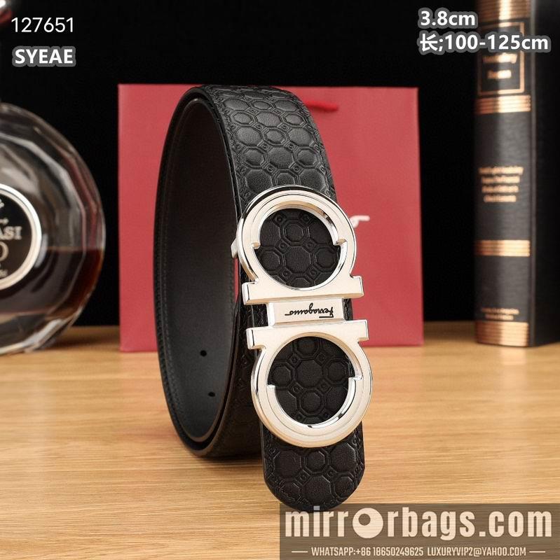 Ferragamo belt 38mmX100-125cm 8L24