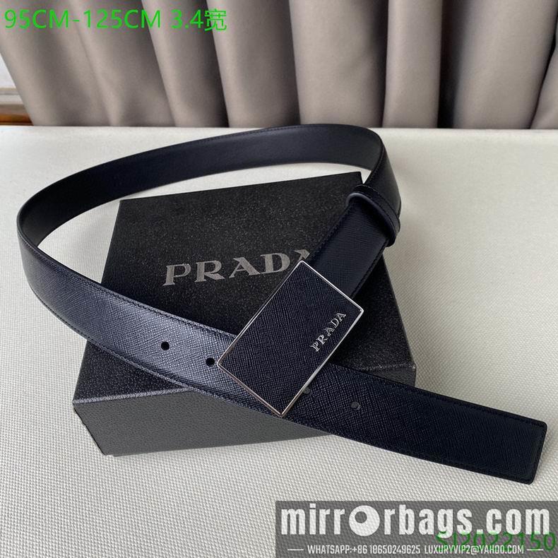 Prada Belt 34mmX95-125cm 7D05