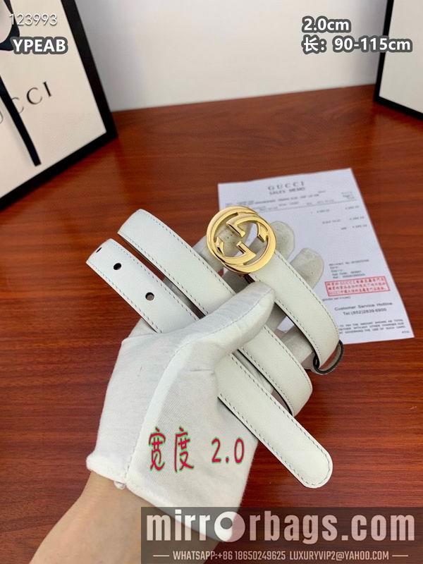Gucci belt 20mmX90-115cm 8L24