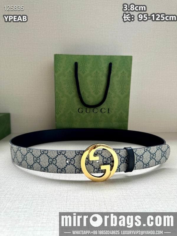 Gucci belt 38mmX95-125cm 8L08