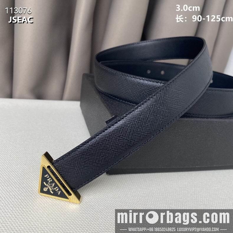 Prada belt 30mmX95-125cm 8L02
