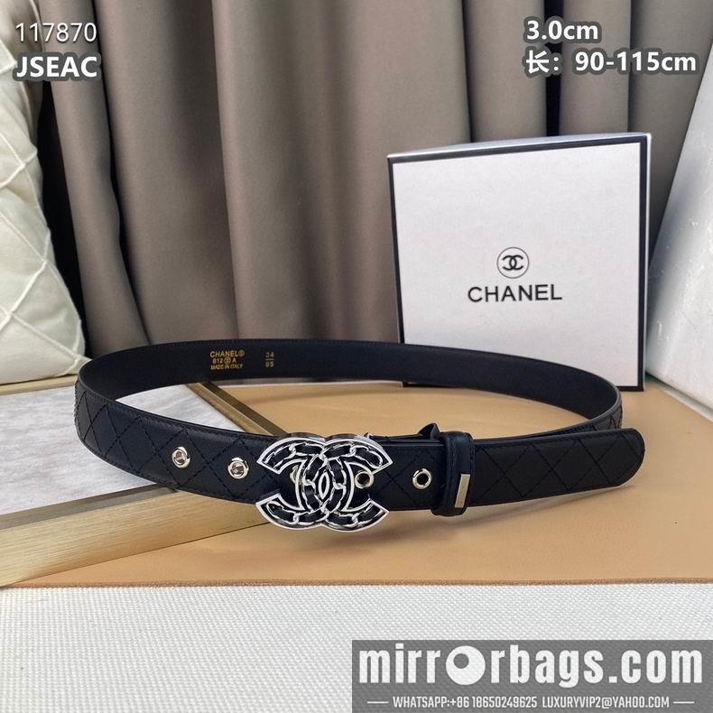 Chanel belt 30mmX90-115cm 8L08
