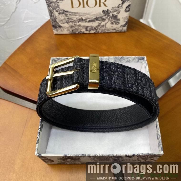 Dior belt 35mmX95-125cm 7D03