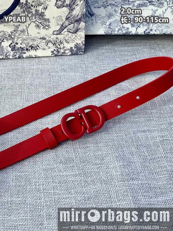 Dior belt 20mmX90-115cm 8L23