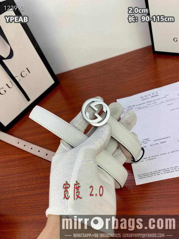 Gucci belt 20mmX90-115cm 8L24