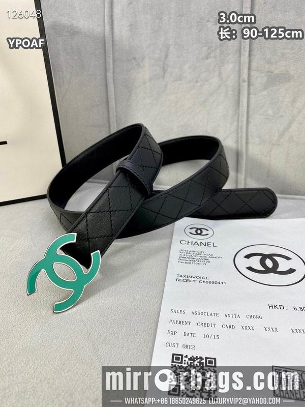 Chanel belt 30mmX90-125cm 8L12