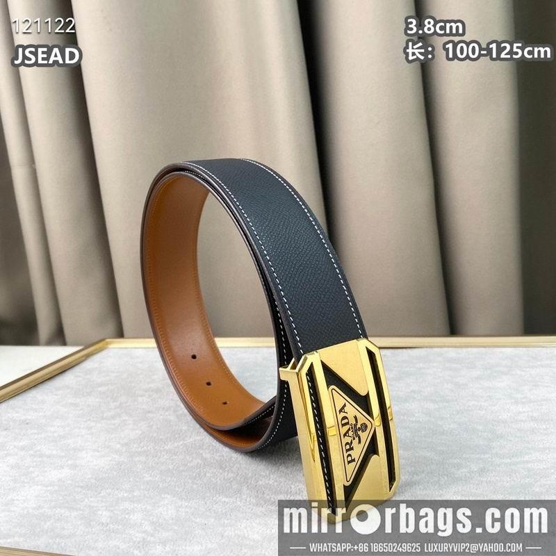 Prada belt 38mmX100-125cm 8L07