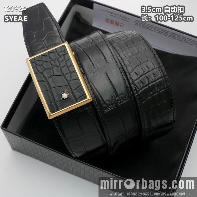 Montblanc belt 自动扣 35mmX100-125cm 8L072011