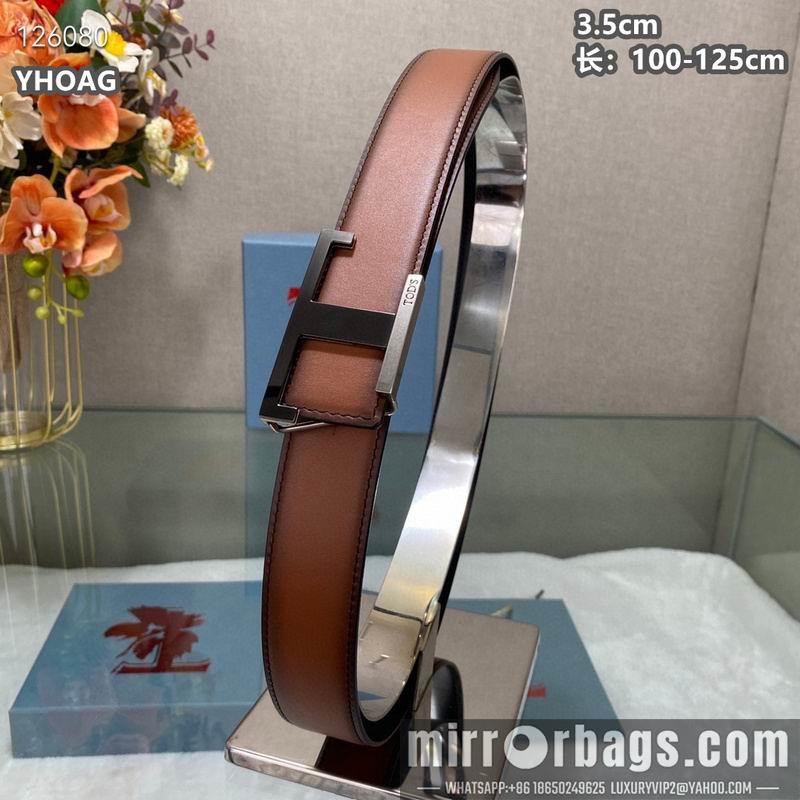 Tod's belt 35mmX100-125cm 8L06