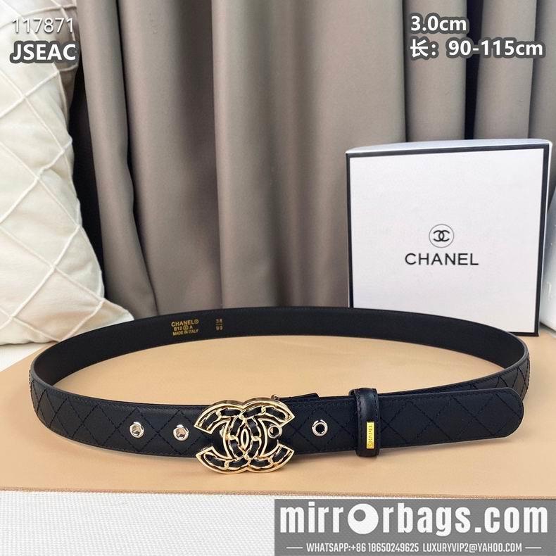 Chanel belt 30mmX90-115cm 8L08