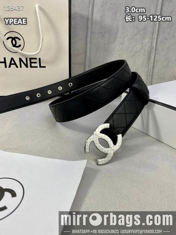 Chanel belt 30mmX95-125cm 8L25