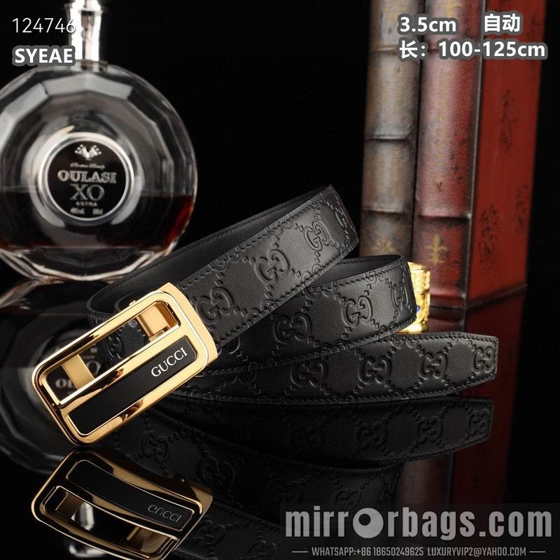 Gucci belt 35mmX100-125cm 8L28
