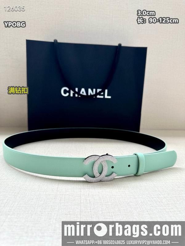 Chanel belt 30mmX90-125cm 8L11