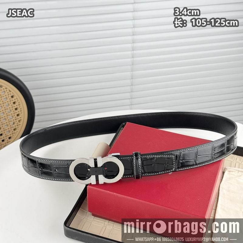 Ferragamo belt 34mmX105-125cm 8L13