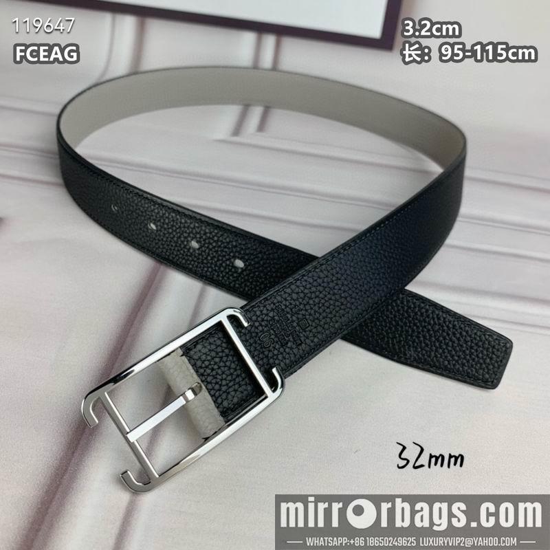 Hermes belt 32mmX95-115cm 8L040801