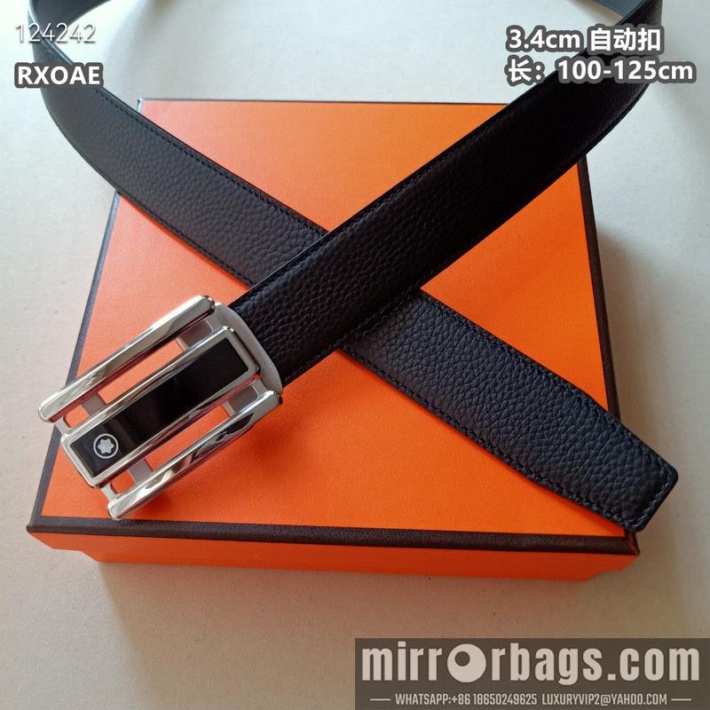 Montlanc belt 34mmX100-125cm 8L09
