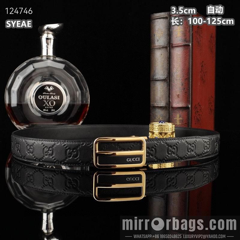 Gucci belt 35mmX100-125cm 8L28