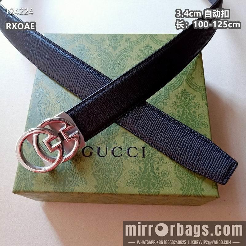 Gucci belt 34mmX100-125cm 8L22