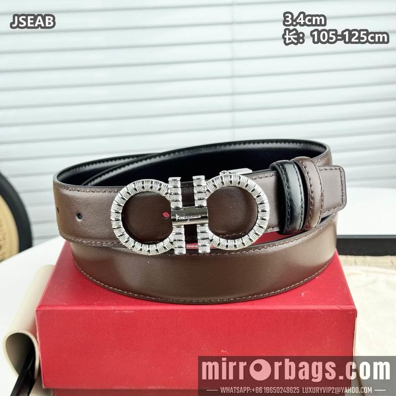 Ferragamo belt 34mmX105-125cm 8L11