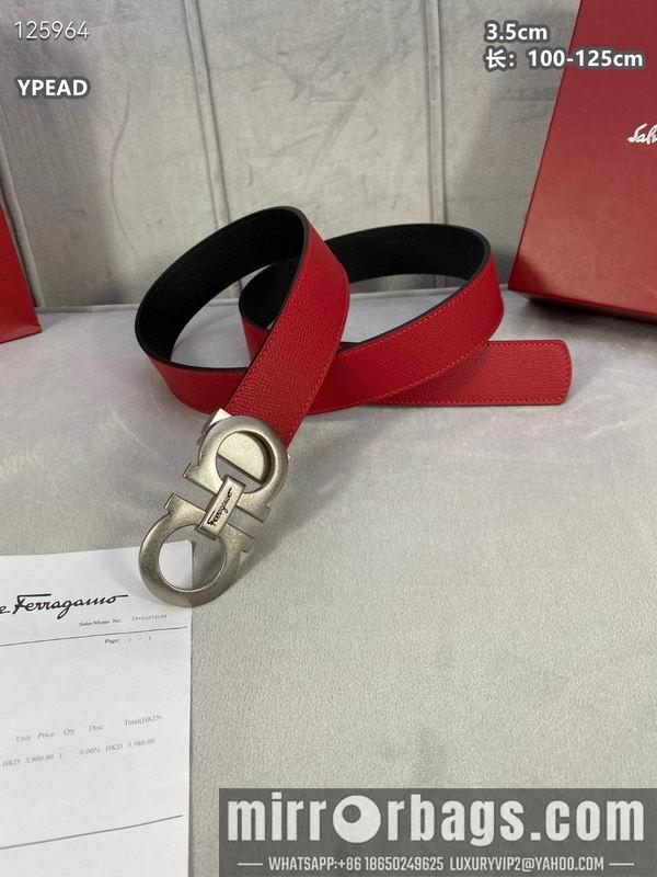 Ferragamo belt 35mmX100-125cm 8L22