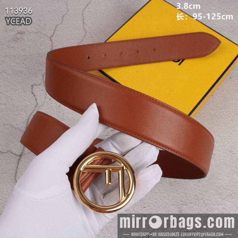 Fendi Belt 38mmX95-125cm 8L02