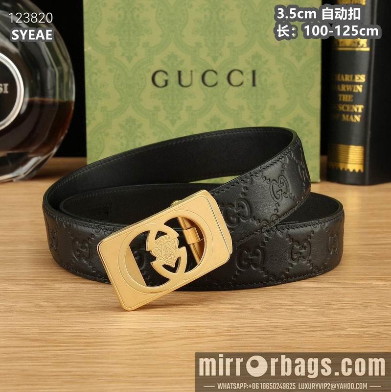 Gucci belt 35mmX100-125cm 8L48