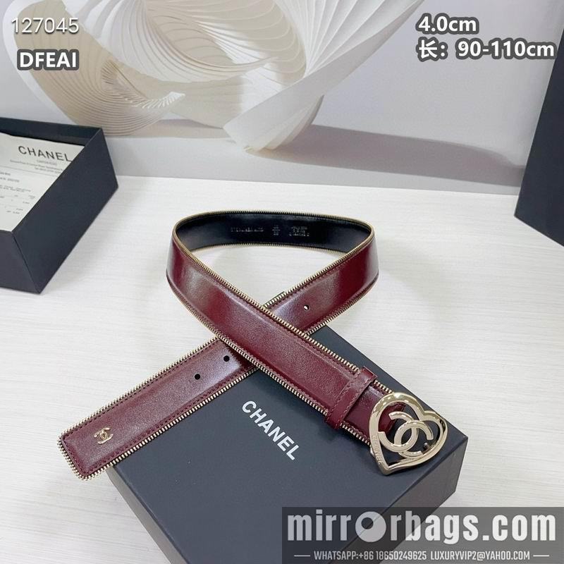 Chanel belt 40mmX90-115cm 8L04
