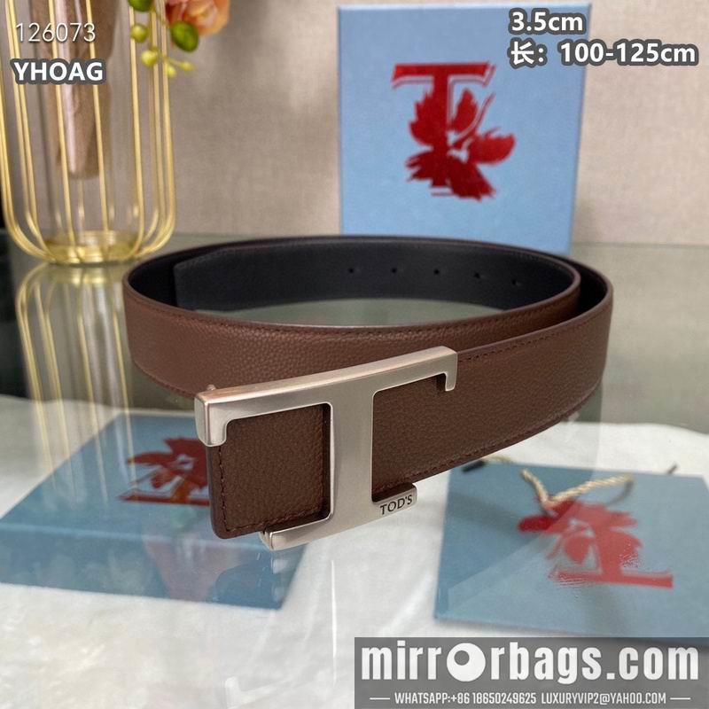 Tod's belt 35mmX100-125cm 8L07