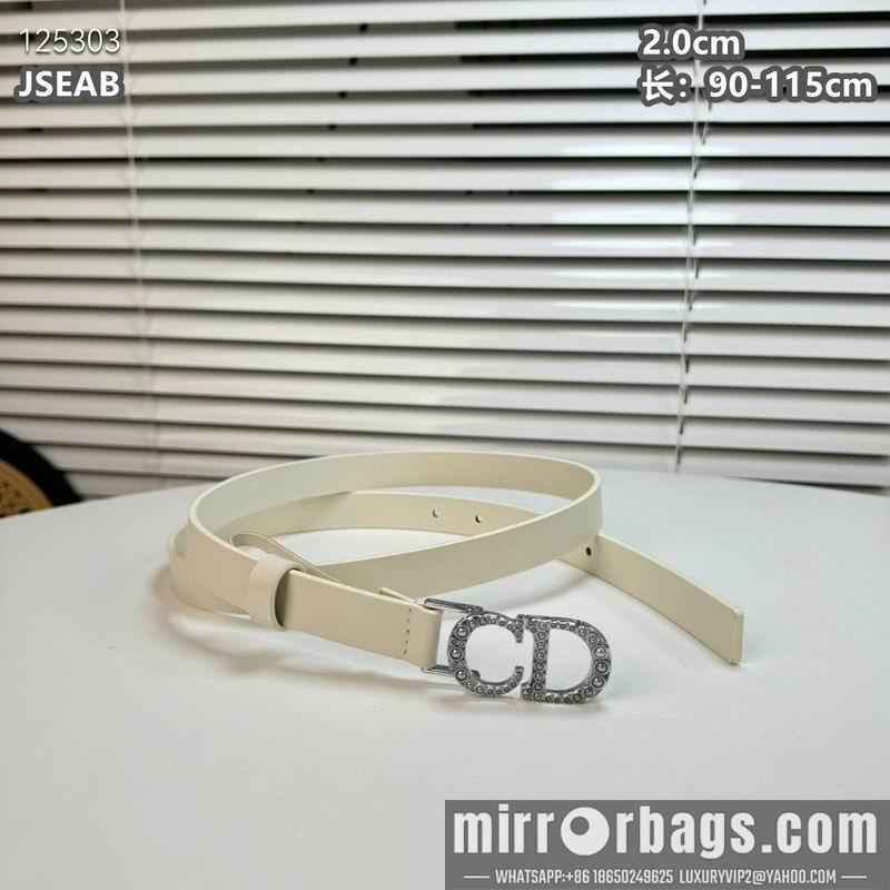 Dior belt 20mmX90-115cm 8L18