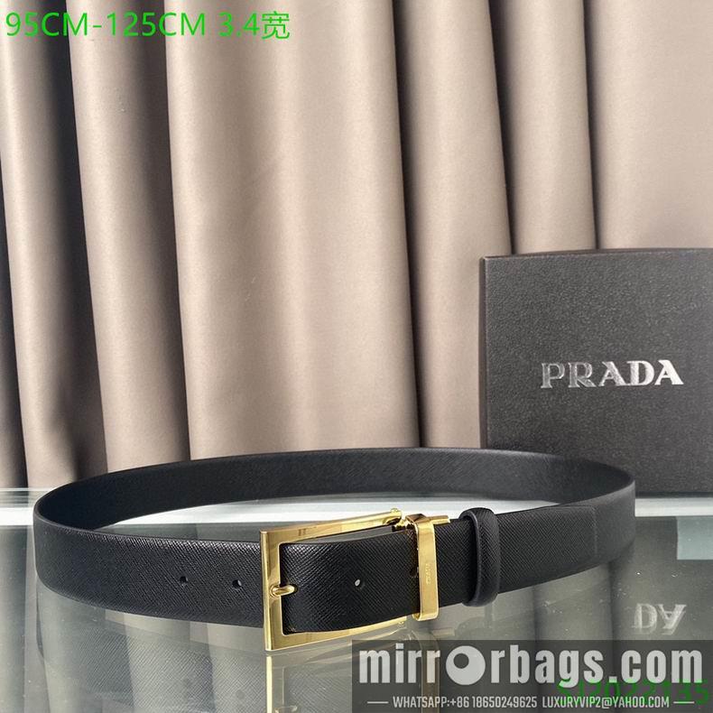 Prada Belt 34mmX95-125cm 7D01