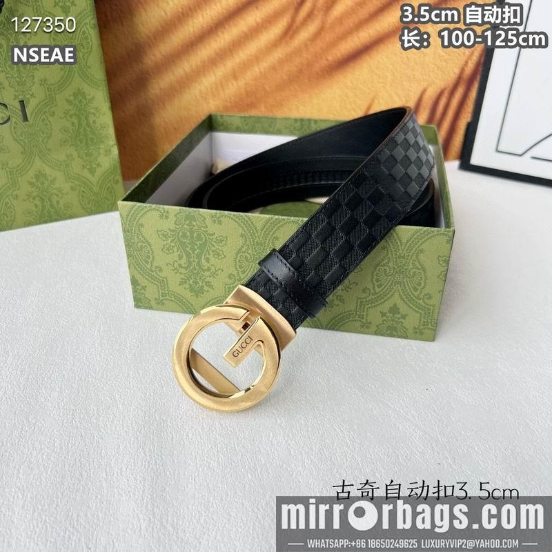 Gucci belt 35mmX100-125cm 8L79