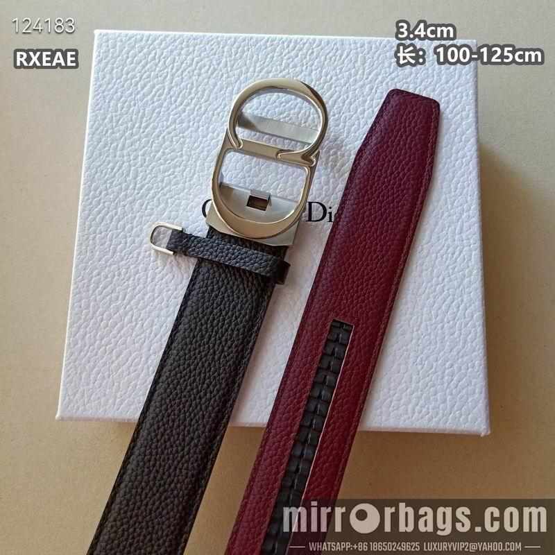 Dior belt 34mmX100-125cm 8L04