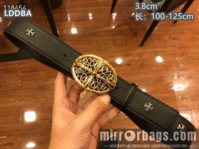 Chrome Hearts belt 38mmX100-125cm 8L05