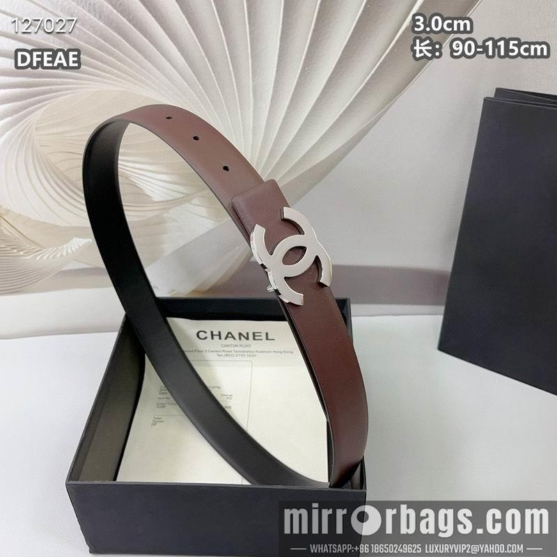 Chanel belt 30mmX90-115cm 8L31