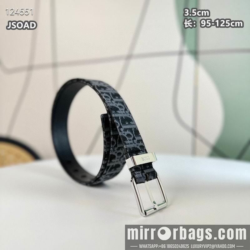 Dior belt 35mmX95-125cm 8L28