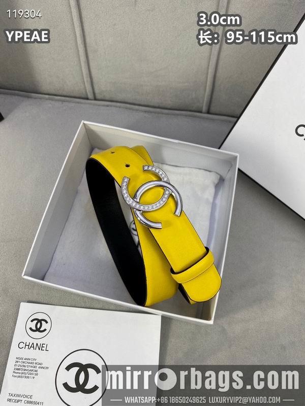 Chanel belt 30mmX95-115cm 8L040803