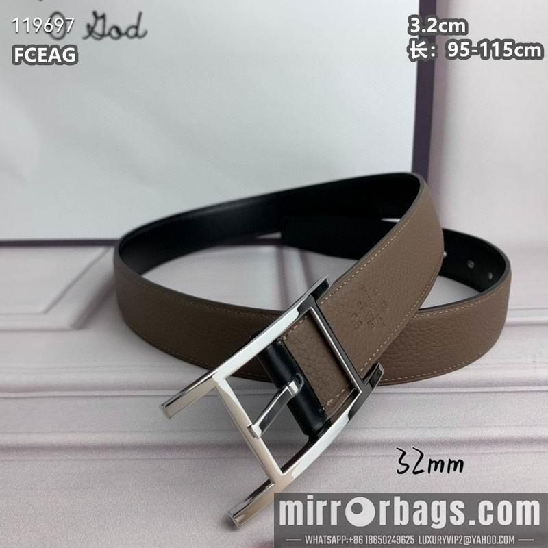 Hermes belt 32mmX95-115cm 8L040802