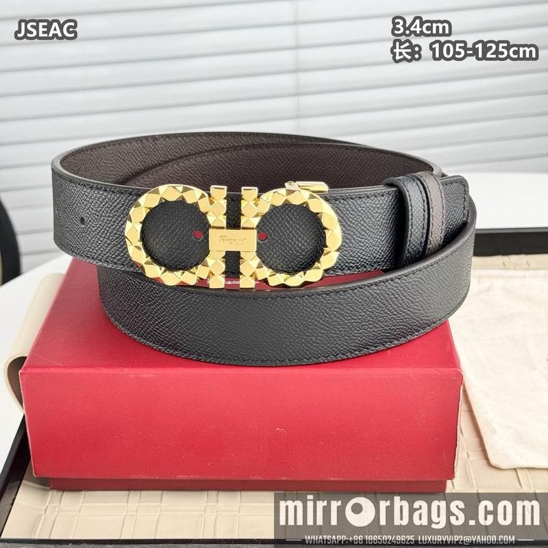 Ferragamo belt 34mmX105-125cm 8L18