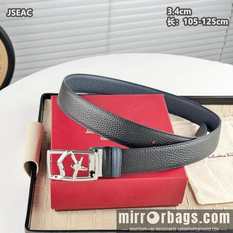 Ferragamo belt 34mmX105-125cm 8L17