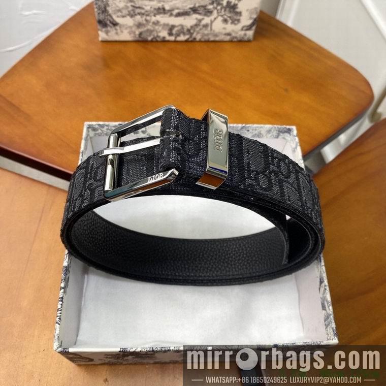 Dior belt 35mmX95-125cm 7D03