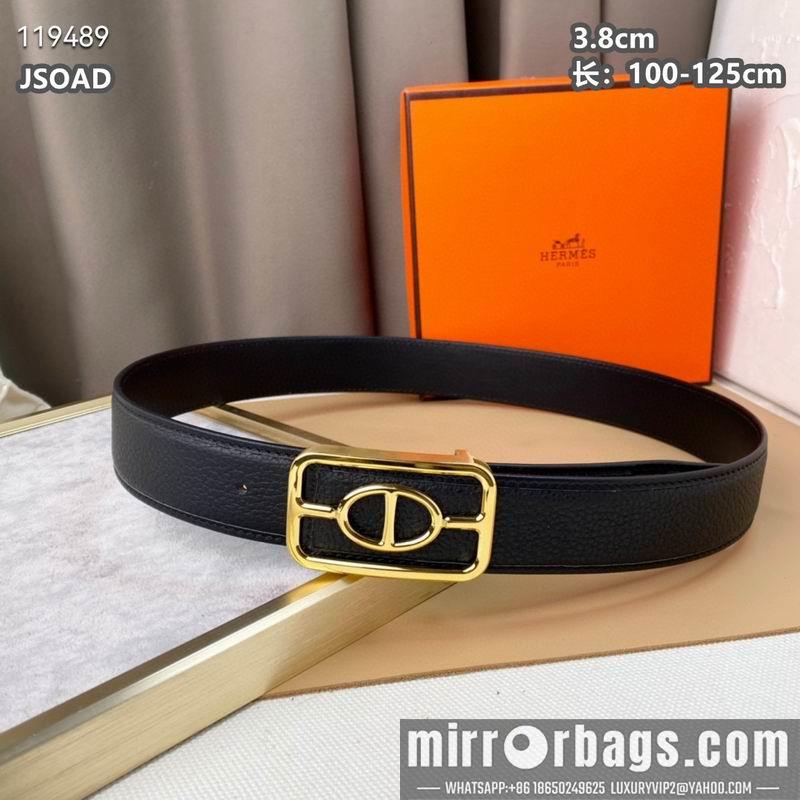 Hermes belt 38mmX100-125cm 8L040801