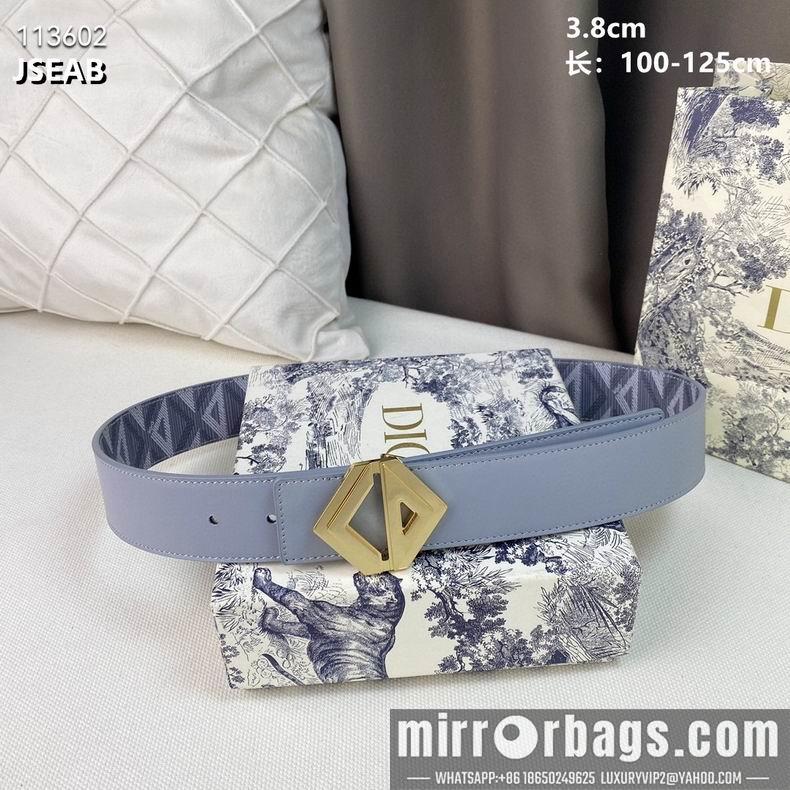 Dior belt 38mmX100-125cm 8L02