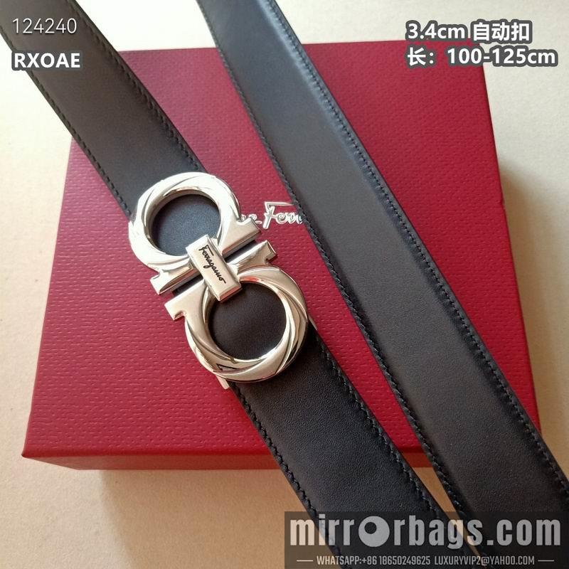 Ferragamo belt 34mmX100-125cm 8L07