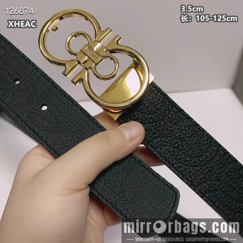 Ferragamo belt 35mmX105-125cm 8L107