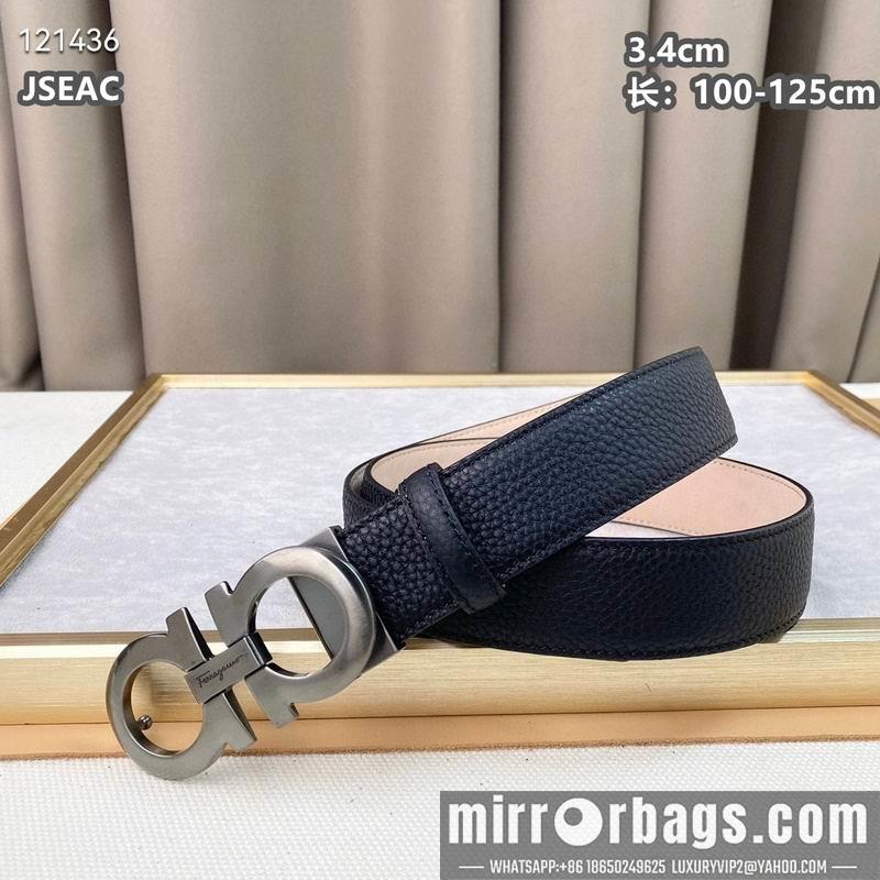Ferragamo belt 34mmX100-125cm 8L09