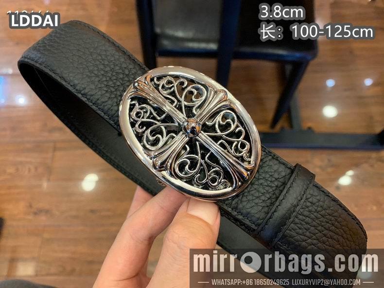 Chrome Hearts belt 38mmX100-125cm 8L01