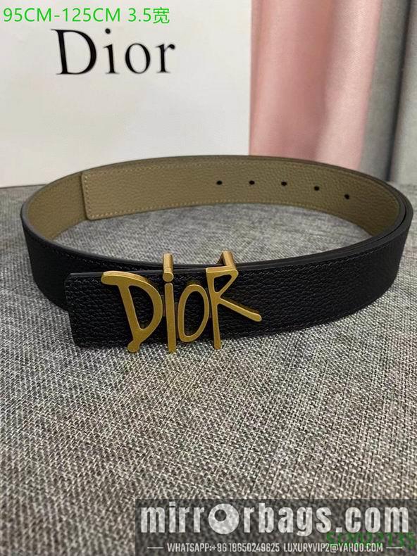 Dior belt 35mmX95-125cm 7D17