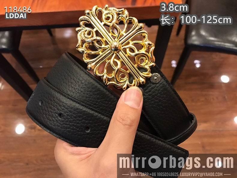 Chrome Hearts belt 38mmX100-125cm 8L01